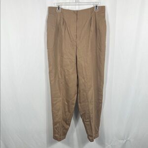 Vintage 90’s Parisian Signature Women’s Brown Dress Pants 16P Front Pockets‎